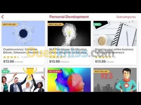 Comptes udemy