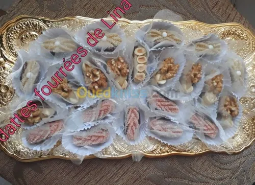 Dattes fourrées à la pâte d'amande