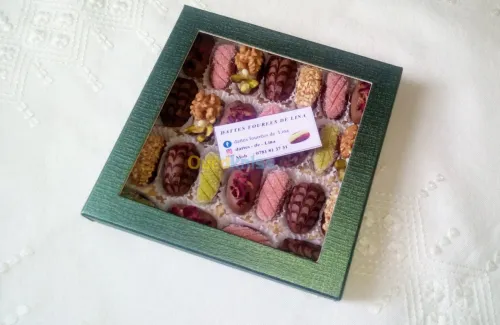 Dattes fourrées à la pâte d'amande