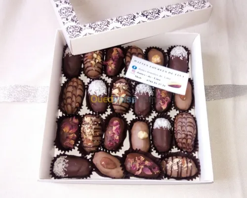 Dattes fourrées à la pâte d'amande