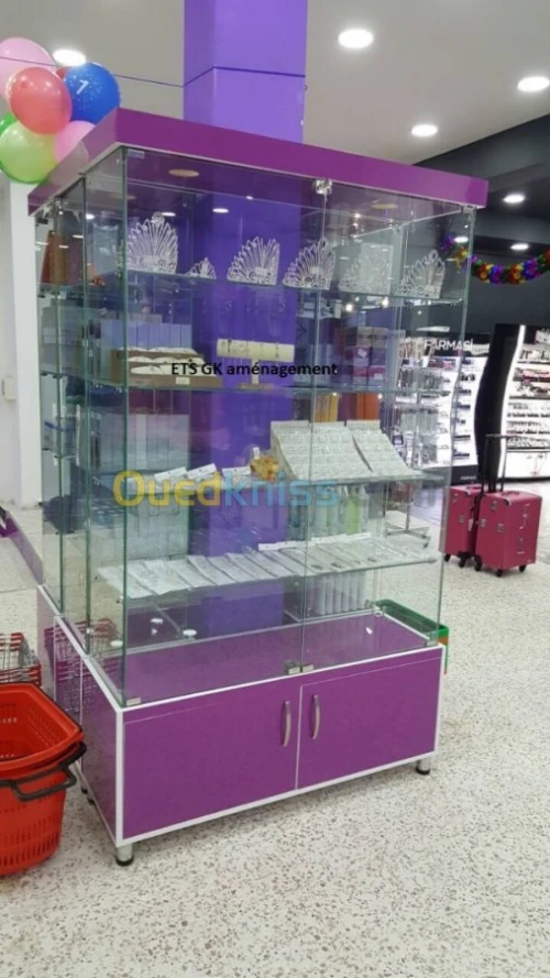 Vitrine en verre