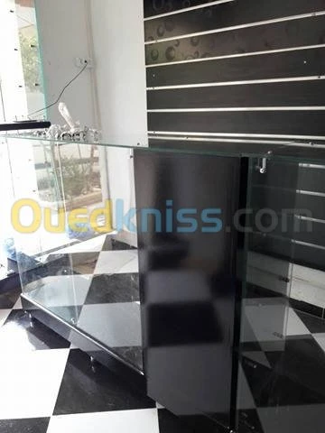 Vitrine en verre