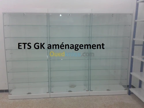 Vitrine en verre
