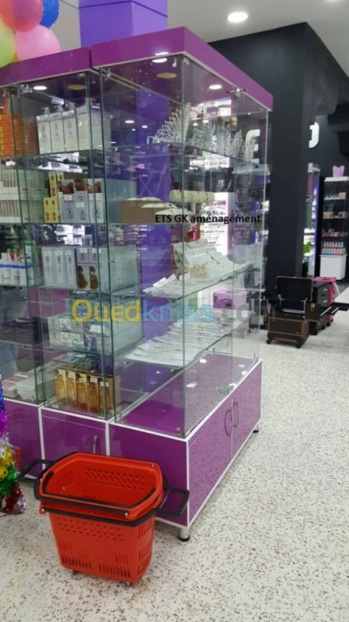 Vitrine en verre
