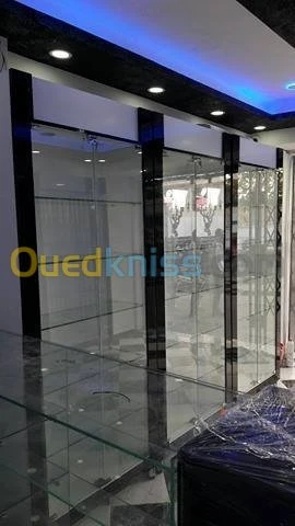 Vitrine en verre