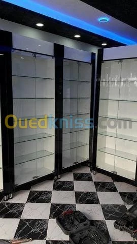 Vitrine en verre