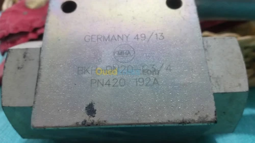 vanne hydraulique 420 bar