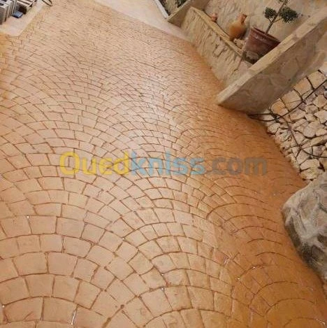 béton imprimé