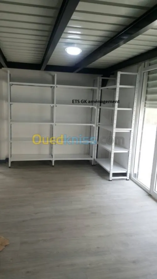 Rayonnage métallique archive 