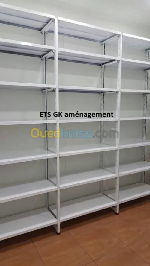 Rayonnage métallique archive 