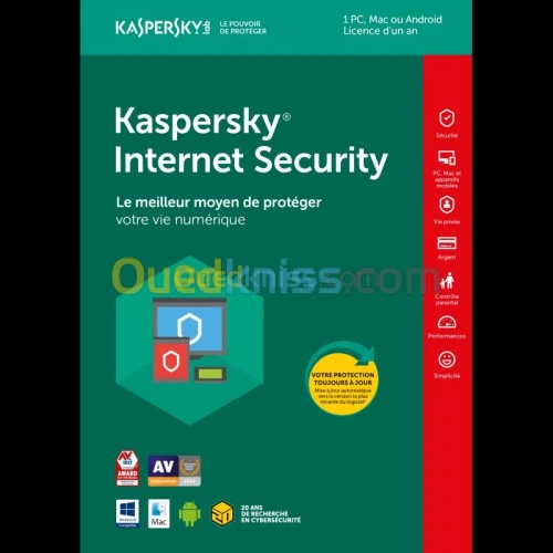 KASPERSKY INTERNET SECURITY 1 POSTE