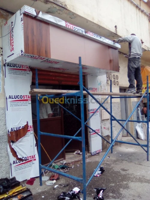 Alucobond  et muredau