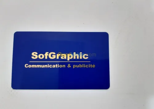 Impression de cartes visite PVC