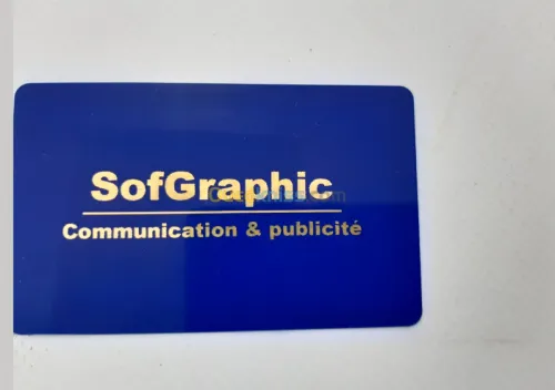 Impression de cartes visite PVC