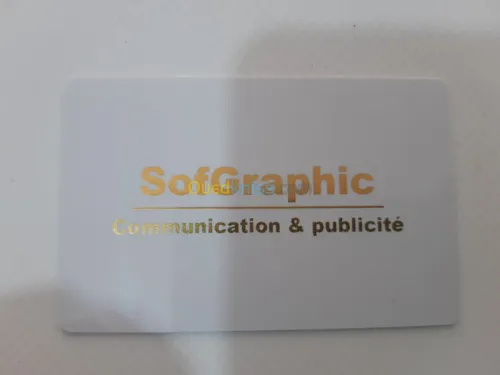 Impression de cartes visite PVC