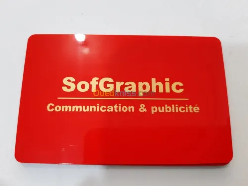Impression de cartes visite PVC
