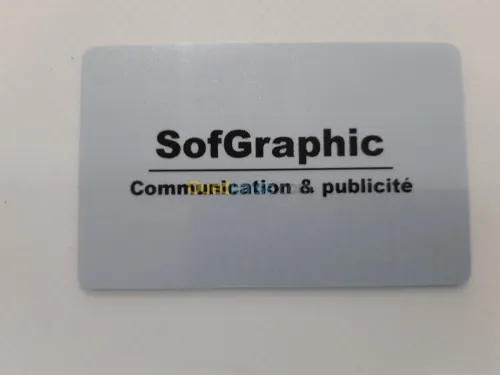 Impression de cartes visite PVC