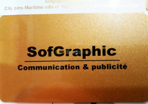 Impression de cartes visite PVC