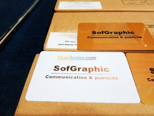 Impression de cartes visite PVC