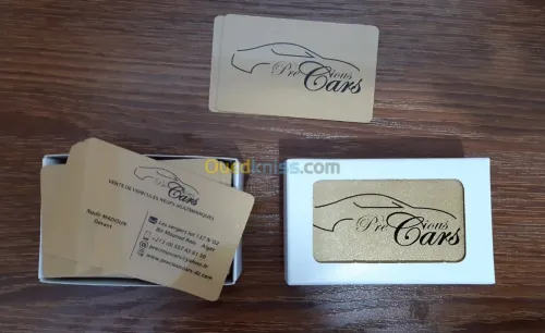 Impression de cartes visite PVC