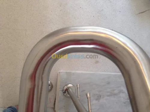 Rampe d'escaliers garde corps en inox