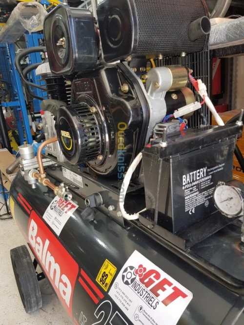 Compresseur diesel thermique a vis Coudeuse cisaille compacteur 
