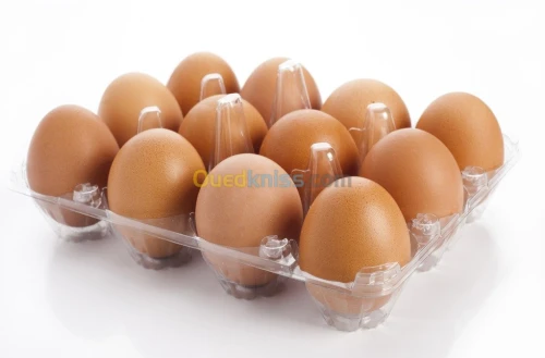 Livraison d'œufs et des gâteaux sec