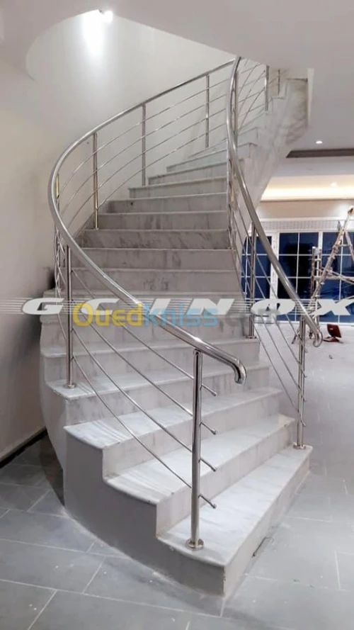 Travaux INOX - garde corps inoxydable 
