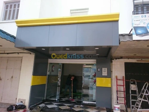 Travaux de Revetment ( Alucobond - )t