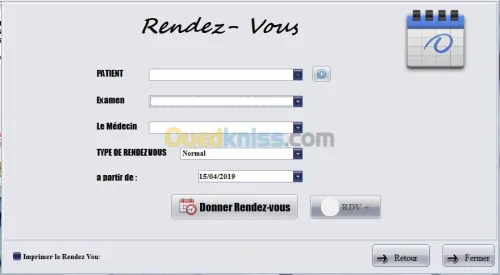 Gestion de cabinet medicale