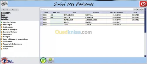 Gestion de cabinet medicale
