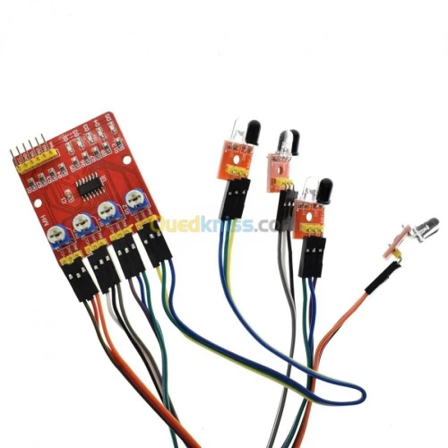 Arduino - Capteur Infrarouge ( 1 & 4 CANAL ) SUIVEUR DE LIGNE