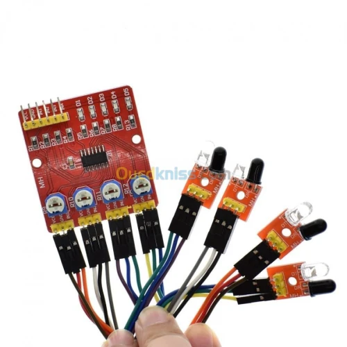 Arduino - Capteur Infrarouge ( 1 & 4 CANAL ) SUIVEUR DE LIGNE
