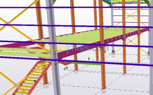 Etude Projets charpente métallique 