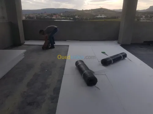 Etancheite isolation toiture terrasse 
