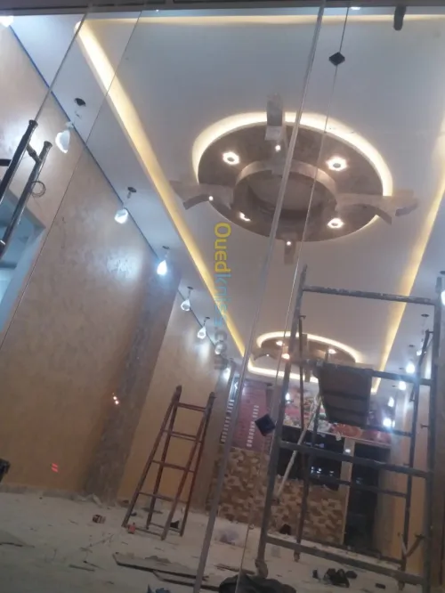 Decoration placo platr