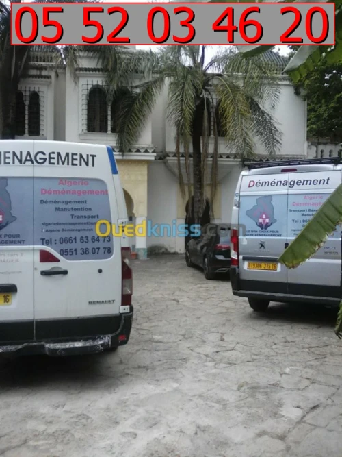 TRANSPORT DEMENAGEMENT TOUTE DESTINATIONS --