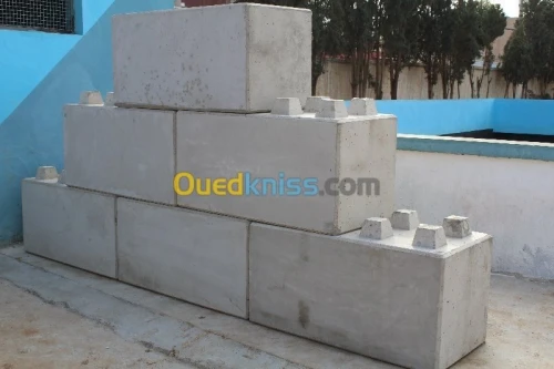 Bloc de mur de Soutènement ou Séparation