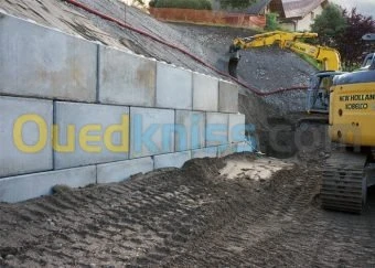 Bloc de mur de Soutènement ou Séparation
