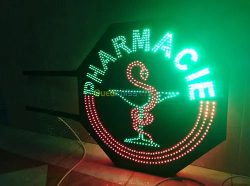 Enseignes lumineuses a led