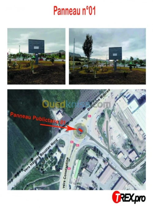 location espaces publicitaires 