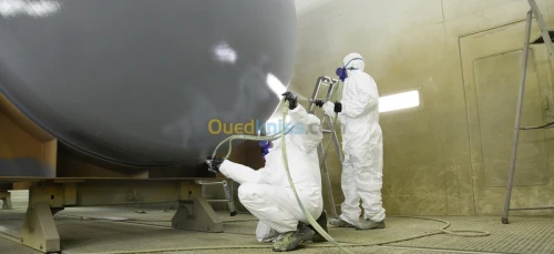 Application de peinture industrielle