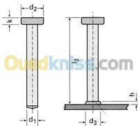 Fourniture et soudage des goujons 