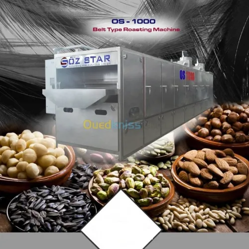 Ligne de torréfaction pour fruits secs