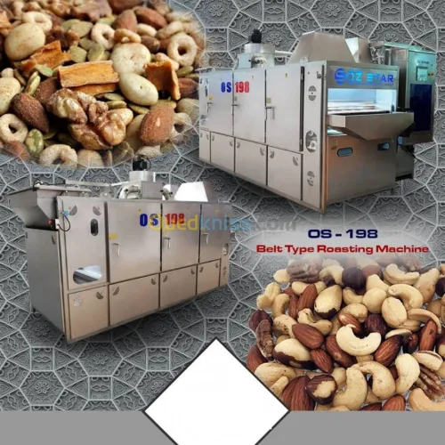 Ligne de torréfaction pour fruits secs