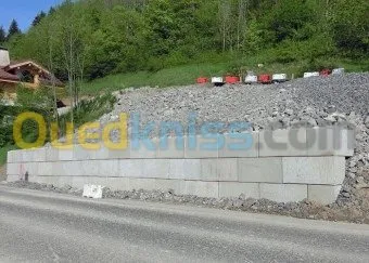 Bloc béton empilable 