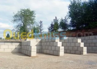 Bloc béton empilable 