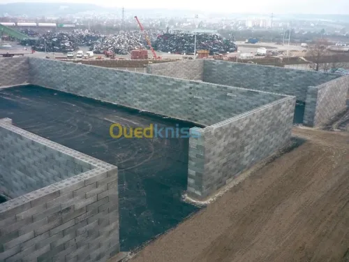 Bloc béton empilable 