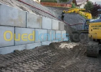 Bloc béton empilable 