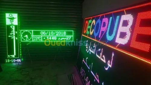 Led لوحات إشهارية Lettres lumineuses